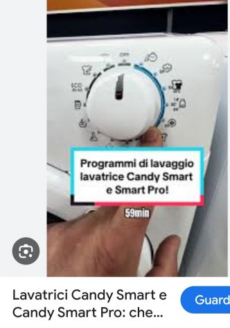 Scheda Lavasciuga Candy Smart/pro