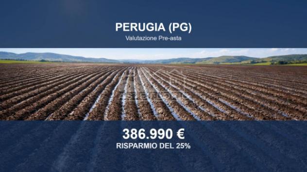 Immobile in asta di 266620 m² in vendita a Perugia