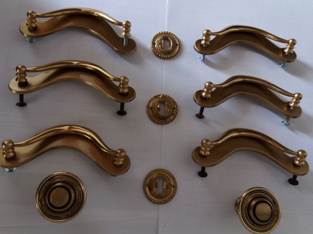 MANIGLIE OTTONE LUCIDO - Foto 4
