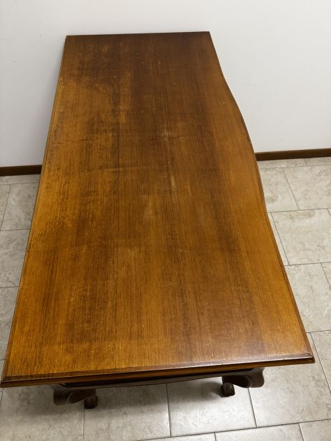 Elegante Scrivania in stile Luigi XV in legno – 5 cassetti - Foto 5