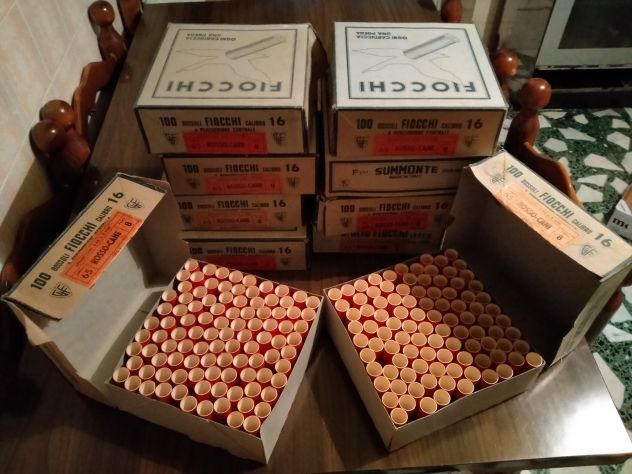 100 BOSSOLI FIOCCHI NUOVI cartone Calibro 16 da collezione - Foto 3