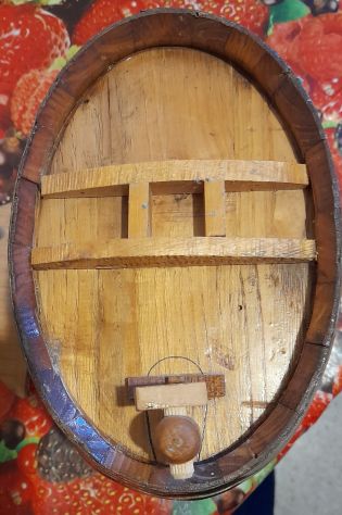 botticella in legno con basamento cm.22x27x10 - Foto 8