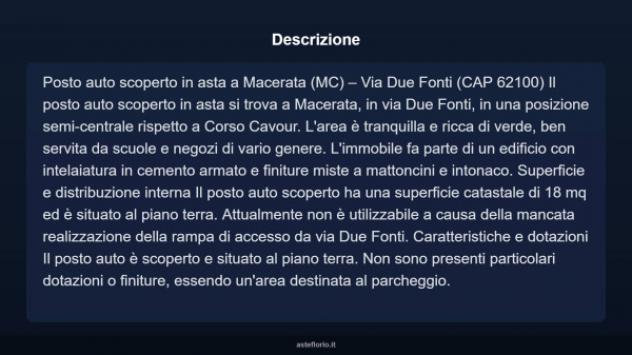 Immobile in asta di 18 m² in vendita a Macerata - Foto 4
