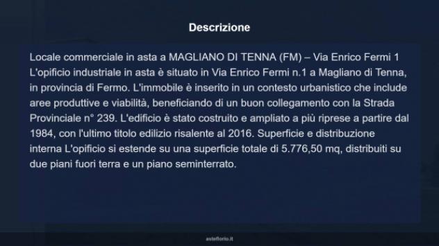 Immobile in asta di 5776 m² in vendita a Magliano di Tenna - Foto 5