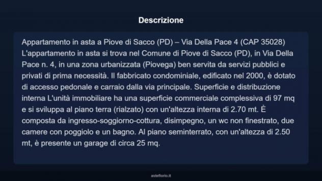 Immobile in asta di 97 m², box auto in vendita a Piove di Sacco - Foto 18