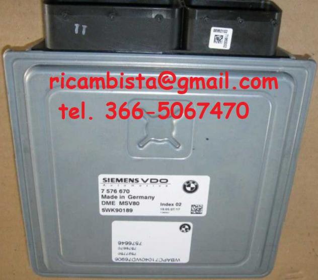 5WK90189 BMW X3 centralina motore Siemens - Foto 2