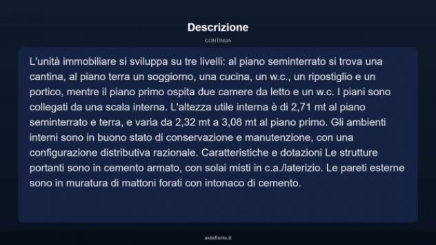 Immobile in asta di 123 m² con più di 5 locali in vendita a Porano - Foto 4