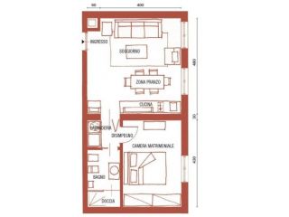 Bilocale via cecchi 390 euro libero subito