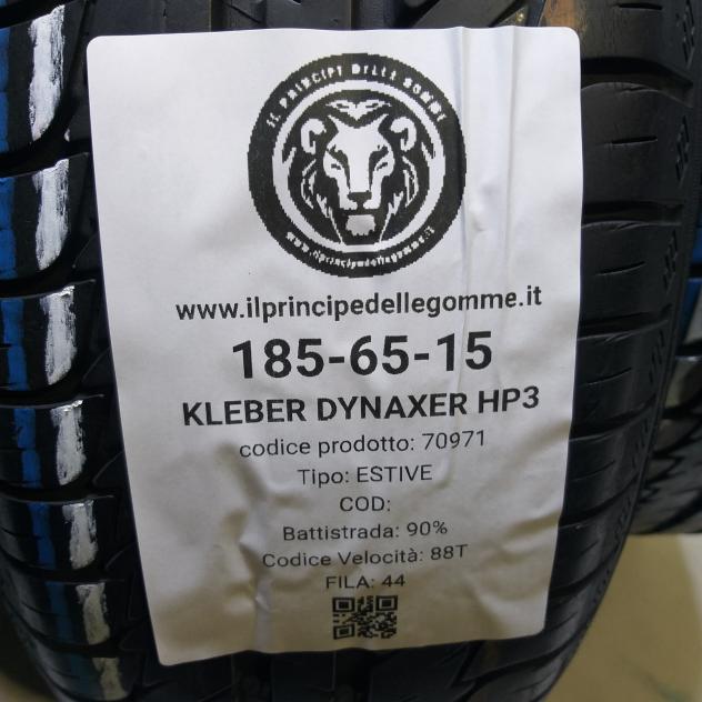 4 GOMME 185 65 15 KLEBER A70971 - Foto 2