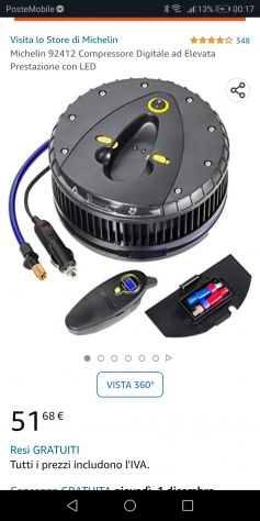 Compressore 12v e controller di pressione MICHELIN - Foto 4