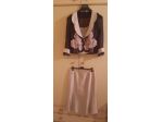 ABITO DONNA ELEGANTE DA CERIMONIA, ROSA NERO,100% SETA BRAND:M.COLETTE TAGLIA:46