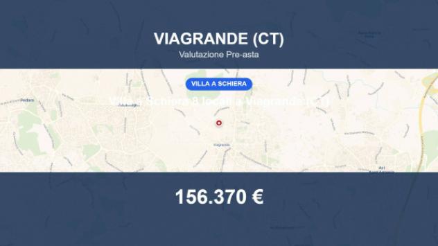 Immobile in asta di 122 m² con più di 5 locali e box auto in vendita a Viagrande