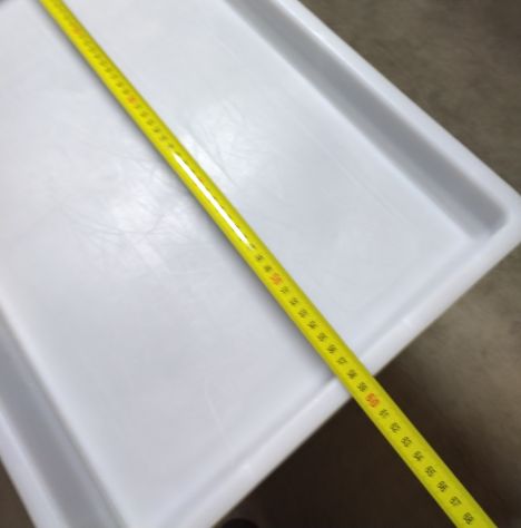 Cassetta Portaimpasto USATA 60x40x7H + COPERCHIO Contenitore x Pizza Pane Pasta - Foto 3