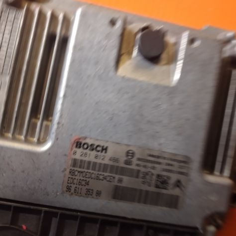 CENTRALINA MOTORE CITROEN PEUGEOT 1,6 HDI BOSCH 0281012466 EDC16C34 - Foto 3