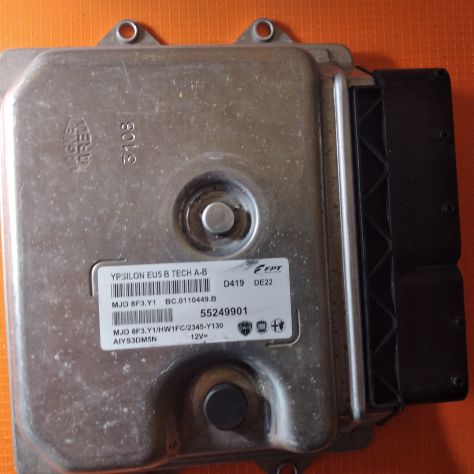 Centralina Motore Magneti Marelli FPT Lancia Ypsilon 1.3 Mjet Mjd8f3.y1 55249901
