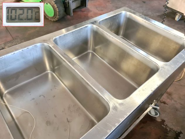 carrello termico bagnomaria temperatura differenziata usato - Foto 4