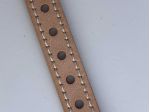 T27 Nastro in pelle a vegetale naturale per collari e bracciali Mt. 30