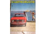 ALFA ROMEO GT SCALINO IN COPERTINA QUATTRORUOTE OTTOBRE 1966