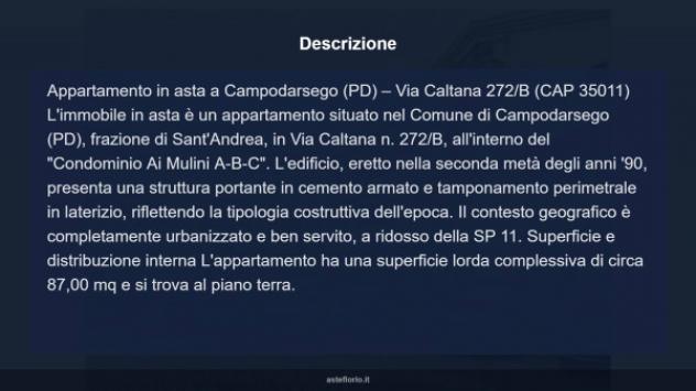 Immobile in asta di 90 m², box auto in vendita a Campodarsego - Foto 15