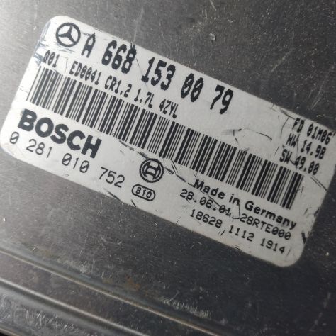 Centralina motore ECU 0281010752 Mercedes Classe A W168 1997-2004 38880 J-13-A-1 - Foto 5