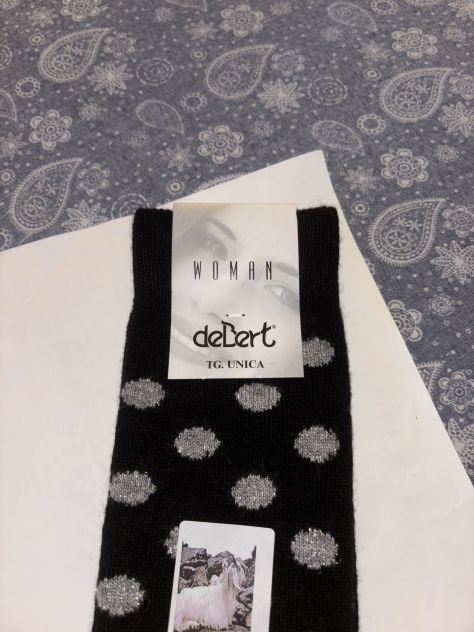 CALZE NUOVE LUNGHE INVERNALI IN LANA E CASHMERE DA DONNA MARCA DeBert MADE IN IT - Foto 2