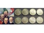 500 Lire Argento Centenario Unita' D'Italia 1861-1961, N. 4 MONETE.