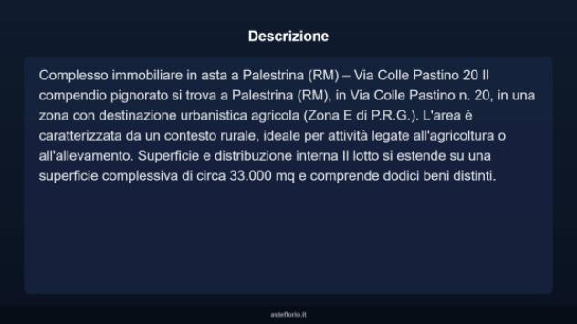 Immobile in asta di 33000 m² in vendita a Palestrina - Foto 4