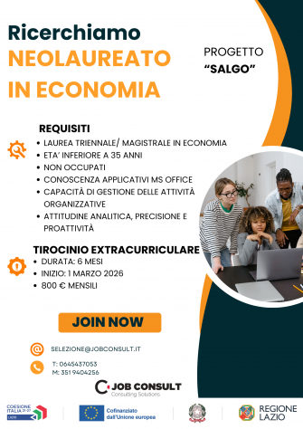 Stage Neolaureato in Economia