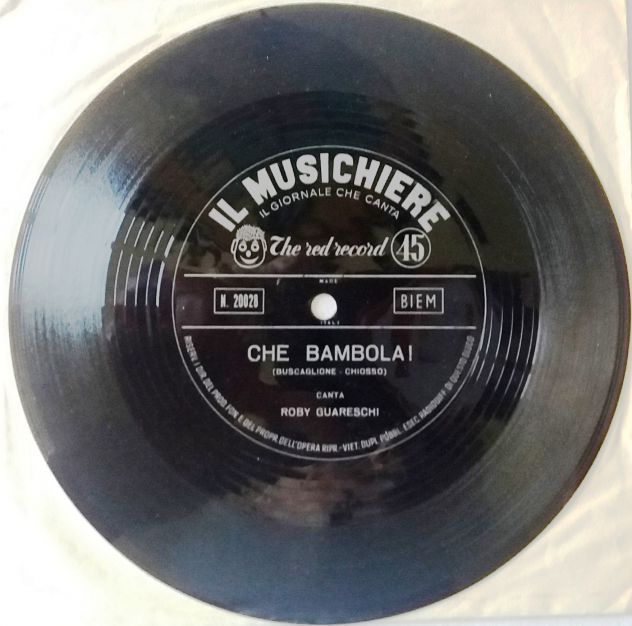 4 Flexi-disc -Inserti aIla Rivista Il Musichiere con pubblicità diverse-1959 - Foto 10
