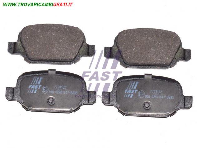 PASTIGLIE FRENO FIAT PANDA 03 POSTERIORE SENZA SENSORE 1.4 FT29162 Meccanica  Impianto frenante  Freni  Pastiglie freni pos