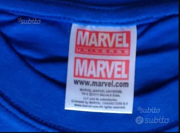 T-shirt originale Marvel di Capitan America NUOVA - Foto 4