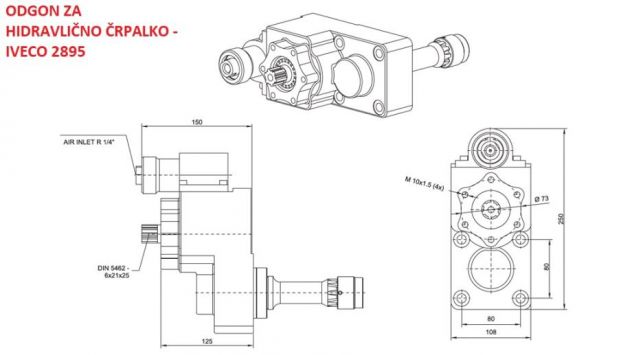 -AZIONAMENTO PER LA POMPA IDRAULICA - IVECO - Foto 7