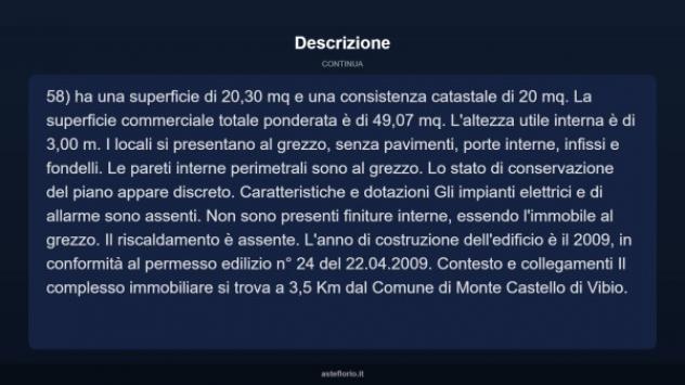 Immobile in asta di 49 m² in vendita a Monte Castello di Vibio - Foto 5