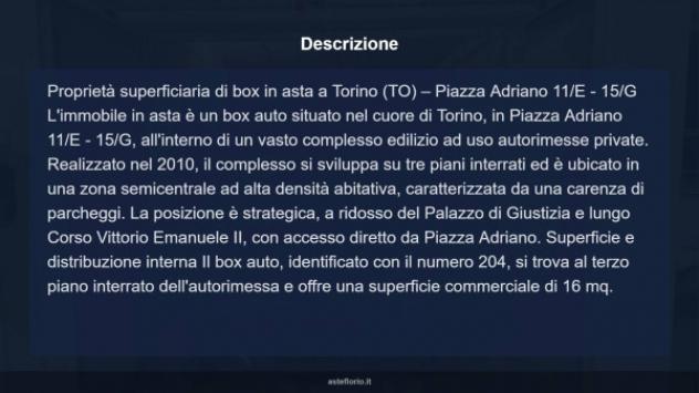 Immobile in asta di 16 m² in vendita a Torino - Foto 3