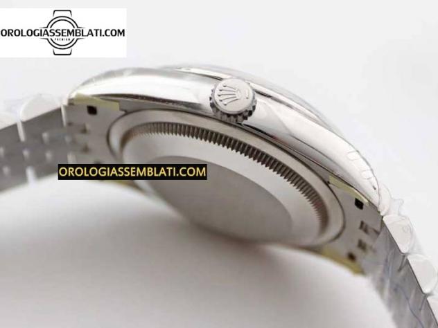 REPLICA Rolex DATEJUST 36 SS 116234 1:1 BEST EDITION ACCIAIO 904L QUADRANTE BLU CON BASTONE SUL BRACCIALE JUBILEE 3135 - Foto 9