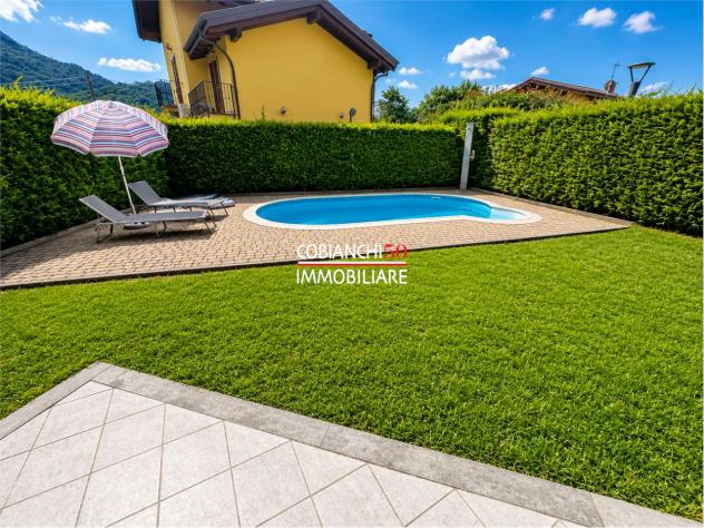 V000867 - COMERO ,Villa indipendente di recente costruzione con piscina, ampio garage e giardino privato - Foto 14