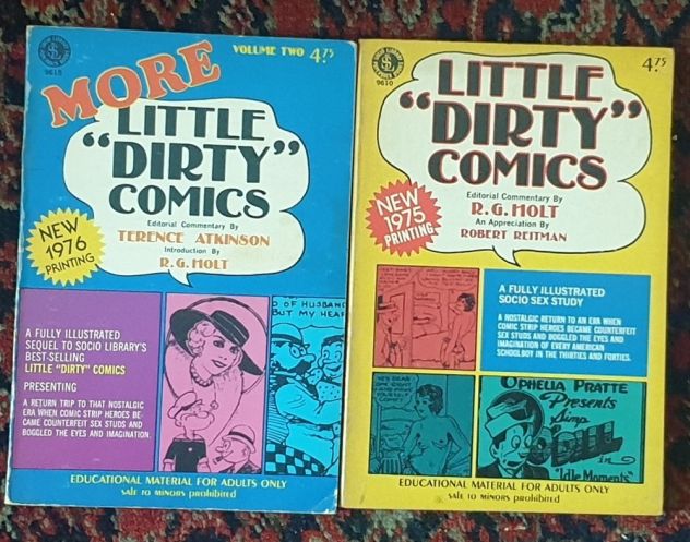 Little Dirty Comics 1975 + More Little Dirty Comics 1976 Socio Library