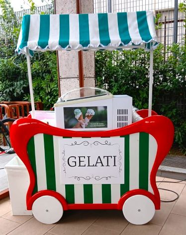Carretti food per matrimoni ed eventi, gelati, crepes, pop corn, Spritz