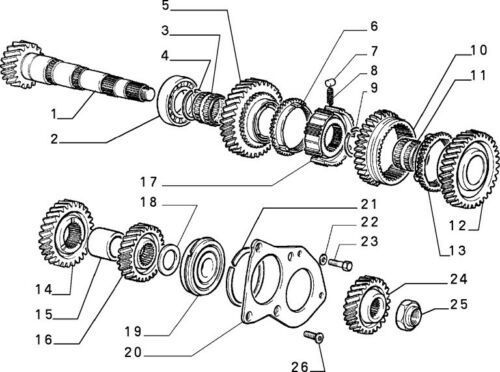 Mozzo Ingranaggio Prima Velocità ALFA 164 155 GTV SPIDER 60800506 - Foto 2