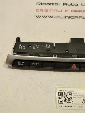 PULSANTIERA CENTRALE AUDI A3 Sportback (8V4) 8V0925301D CLH (1216) - Foto 2