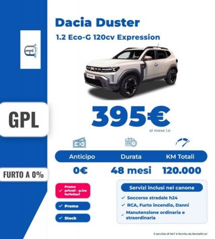 DACIA Duster Eco-G 120 CV auto Expression rif. 24190928