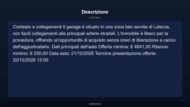Immobile in asta di 24 m² in vendita a Laterza - Foto 4