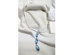 Collana ak121, Argento 925 Rodiato, Zirconia cubica
