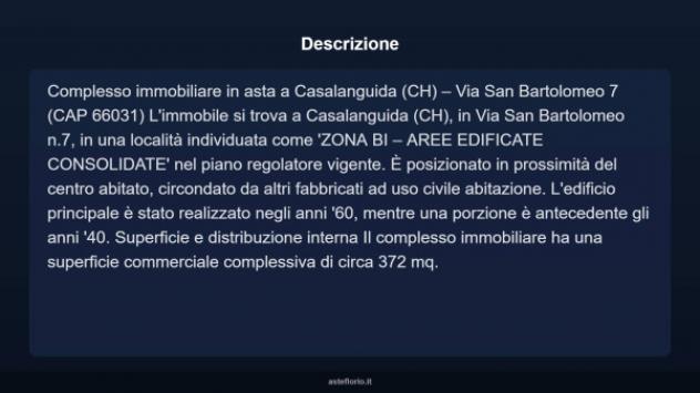 Immobile in asta di 372 m² in vendita a Casalanguida - Foto 4