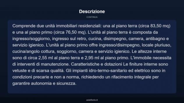 Immobile in asta di 83 m² con più di 5 locali e box auto in vendita a Castiglion Fiorentino - Foto 14