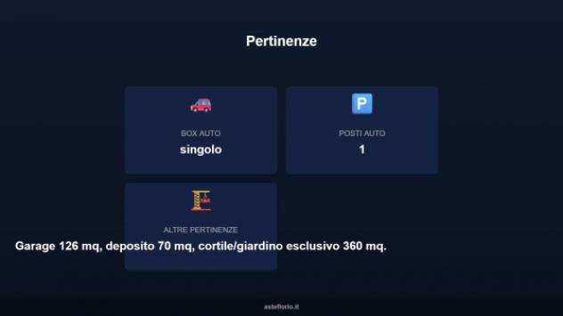 Immobile in asta di 553 m² con più di 5 locali e box auto in vendita a Motta San Giovanni - Foto 12