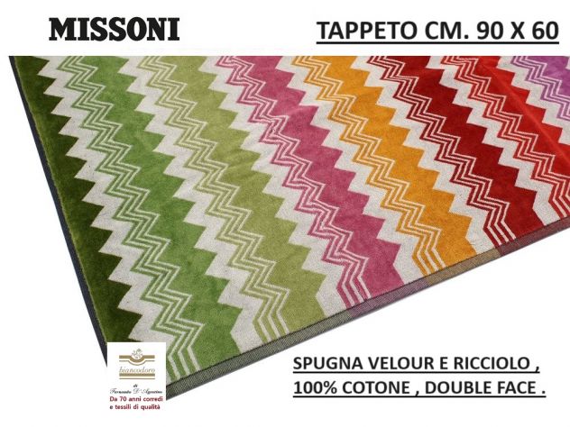 TAPPETI MISSONI CM. 90 X 60 - Foto 7