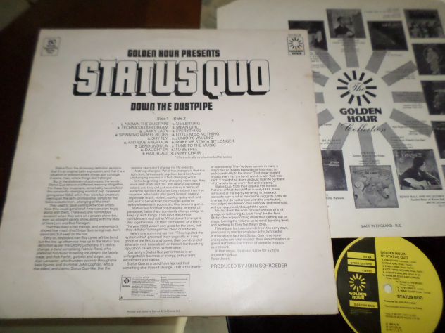 STATUS QUO - Down The Dustpipe - LP / 33 giri 1975 - Foto 2