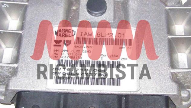 9654722780 IAW6LP2.01 Peugeot 307 1.4 centralina motore Magneti Marelli - Foto 2