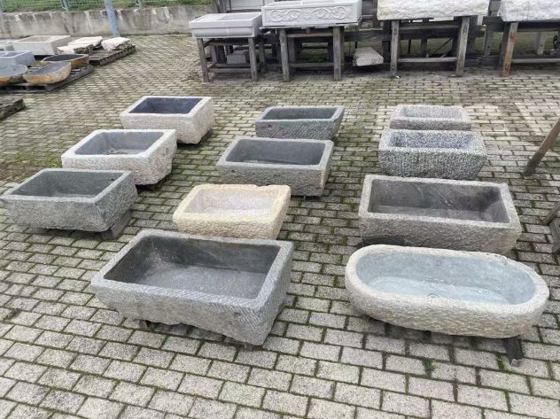 Lavandino lavello cucina rustico in pietra granito - Foto 10